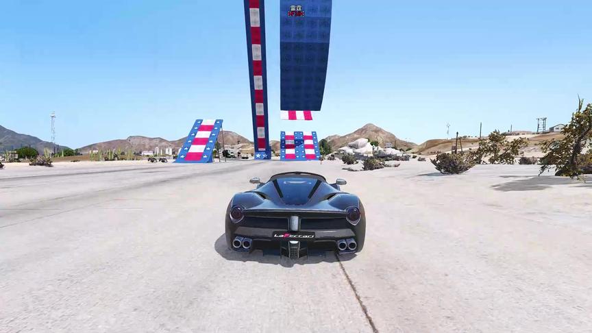 模拟赛车游戏：极品飞车 今天表演 爱的魔力转圈圈 空中飞车 超难