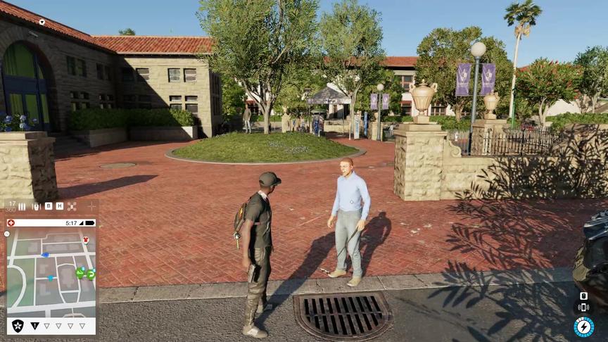 看门狗2：今天看见大学城的大街上有好多人拿着自拍杆 在自拍