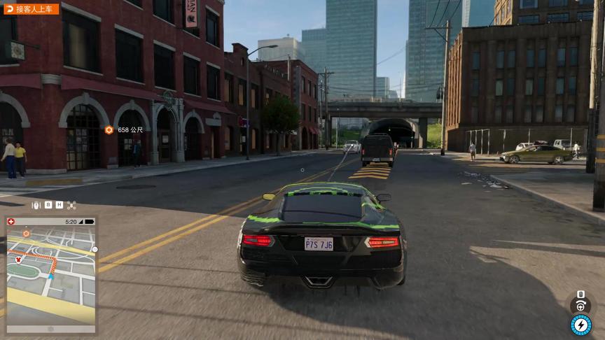 看门狗2： 游戏里一名专业的专车司机 您是否也敢坐我的车 带你飞