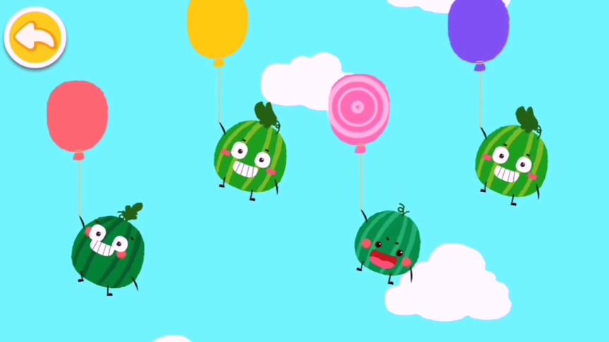 小星星游乐园：小气球带着小西瓜去玩耍，气球破了，西瓜摔碎了