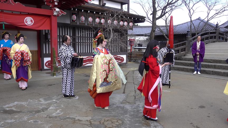 日本花魁走步的视频 西瓜视频