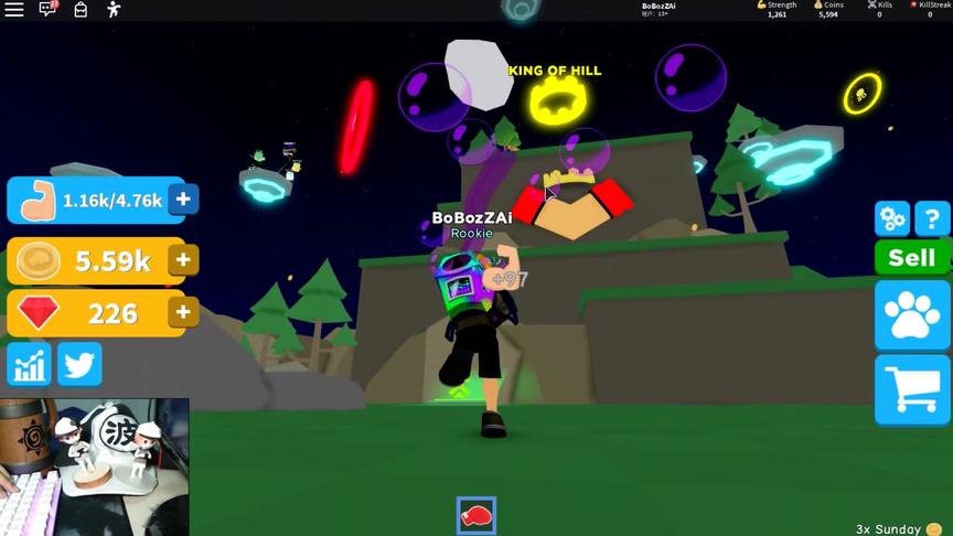 roblox“冠军模拟器”波波仔解说：艰苦磨砺！谁才可以成为冠军？