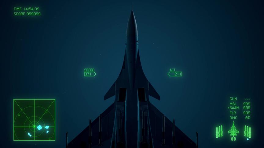 皇牌空战  su30sm战斗机 低空突破 敌方封锁线 到达位置强大火力