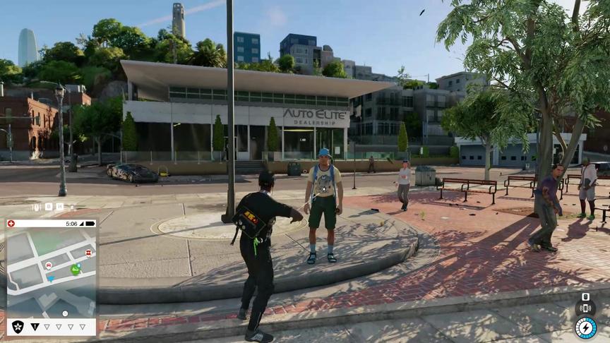 看门狗2：今天专车司机啦了一位小姐姐 正好路过海滩 表演街舞