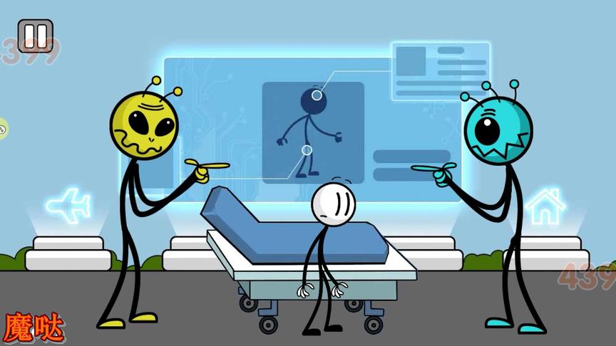 山寨版火柴人神逃脱：无厘头的结局让魔哒很郁闷